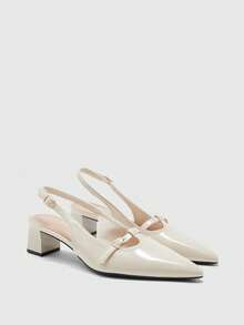 CUCCOO BIZCHIC Giày sandal cao gót dành cho nữ - Màu be - Xem 2