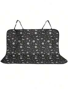 1pc Waterproof Pet Car Seat Cover Back Seat Protector Mat 130x110cm Black For Dog Cat Travel Auto Rear Seat Cushion Pet Carrier Accessories - Black - View 9