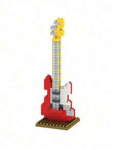 Music Instrument Building Blocks, Music Wonderland, Art Building Blocks, Piano Building Blocks, Bass Building Blocks, Guitar Building Blocks, Birthday Gift, New Year Gift, Holiday Gift, Father's Day Gift, Mother's Day Gift, Wedding Gift, Wedding Decor, Graduation Gift - Multicolor - View 18