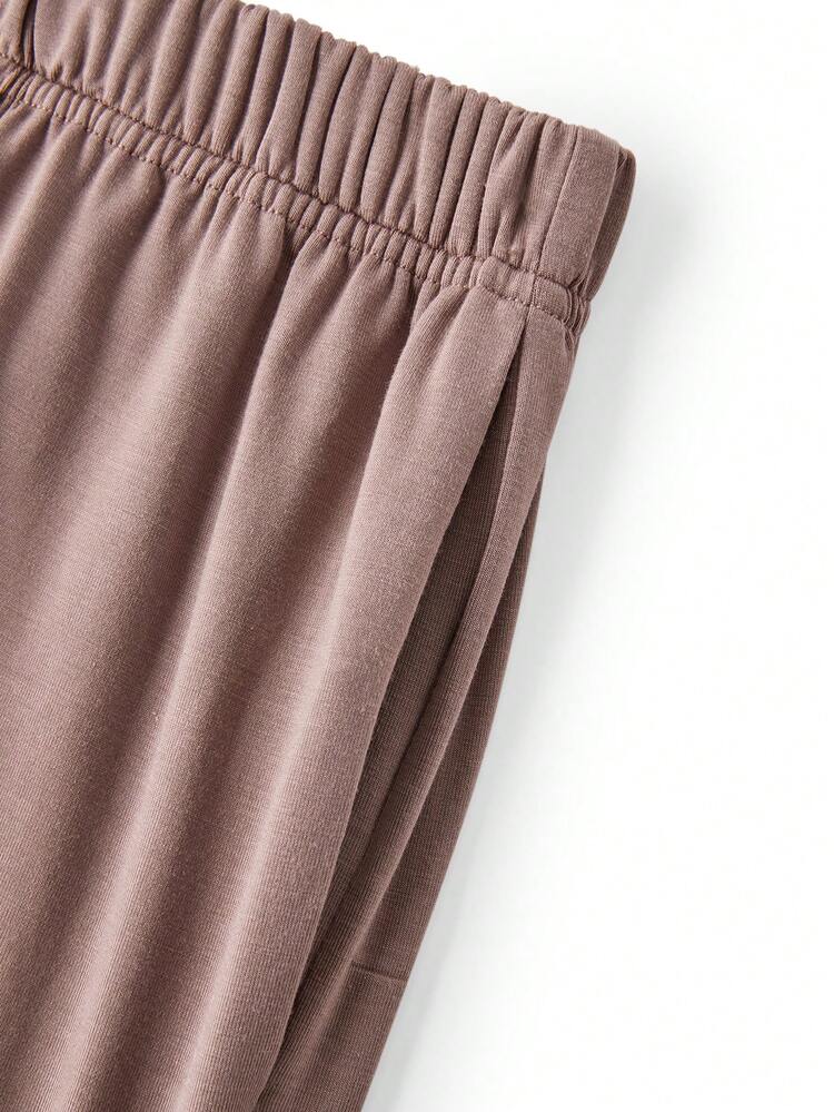 Plus Size Women's Minimalist Blue Shorts