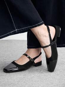 CUCCOO BIZCHIC Women's Fashion Flat Shoes - Black - View 3