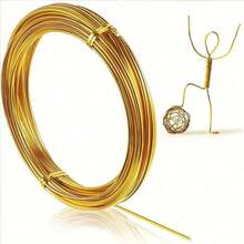 Dây kim loại mềm dẻo mạ vàng/bạc/đen, kích thước 2mm x 5 mét, dùng để làm trang sức, xâu hạt và các vật dụng thủ công khác. - Nhiều màu - Xem 10