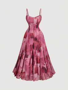 SHEIN MOD Đầm slip size lớn dành cho nữ, phối màu, thích hợp cho các buổi tiệc, đi chơi, thường ngày. - Nhiều màu - Xem 6