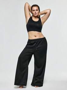 SHAPORA 1pc Seamless Jacquard Wireless Women Bra - Black - View 2