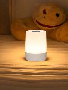 1PC 800mAh Touch Sensor Night Light LED Bedside Lamp Feeding Night Light Dormitory Nightstand Portable Tap Light - White - View 9