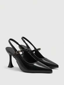 CUCCOO BIZCHIC Dammode Högklackade Sandaler - Svart - Visa 7