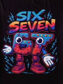 [2 Sets Random] 1 Set Tween Boy Snug Fit Pajamas Round Neck Short Sleeve & Long Pants Multicolor Checkered Cartoon Game Soccer Soft Knit Spring - Multicolor - View 5