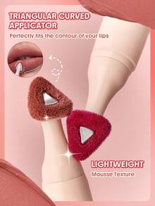 SHEGLAM Marshmallow Puff 唇部暈染筆-331 Berry Mousse 品牌美妝化妝品 適合女士與女孩 - 331 漿果慕斯 - 查看 4