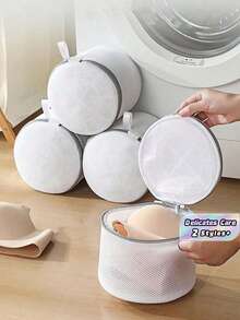 1 Túi giặt đồ lót màu trắng có khóa kéo, Túi giặt áo ngực lưới tổ ong – Bộ lọc tạp chất hiệu quả, Khung đỡ chống biến dạng cho áo ngực, đồ lót, tất, tất dài và đồ mỏng manh – Quà tặng Giáng sinh hoàn hảo cho phụ nữ, bạn gái, vợ - Xám - Xem 1