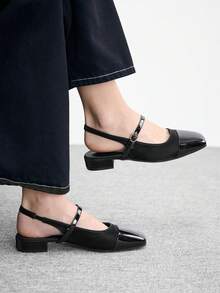 CUCCOO BIZCHIC Women's Fashion Flat Shoes - Black - View 4