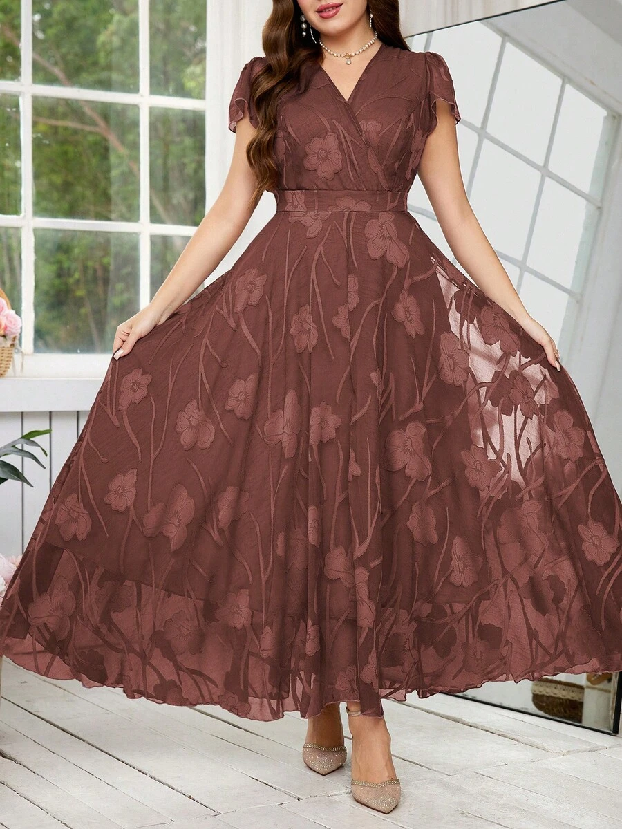 Reflora 大码女士优雅印花连衣裙,夏季婚礼宾客礼服,女士夏季连衣裙,春季连衣裙,冬季连衣裙,女士节日服装,女士复活节连衣裙,优雅派对连衣裙,优雅长款派对连衣裙,女士沙滩装,女士婚礼宾客连衣裙,婚礼派对连衣裙,婚礼宾客礼服,伴娘礼服,女士毕业礼服,母亲毕业礼服,优雅派对连衣裙,女士优雅连衣裙,优雅女士套装,女士休闲连衣裙,女士度假服装,女士节日服装,夏季节日服装,节日连衣裙,女士正式连衣裙,女士正式服装,女士奢华晚礼服,奢华晚宴及场合连衣裙,奢华婚礼晚礼服,女士工作服装,女士办公室服装,女士办公室着装,乡村音乐会服装,新郎母亲连衣裙,青色连衣裙,大码女式碎花连衣裙,女士连衣裙 - 紅木色 - 查看 1