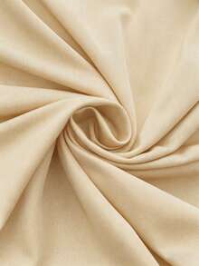 Cravure Plus Size Women's New Elegant Party Burgundy Romantic 3D Rose Off-Shoulder Ruffle Hem Slit Waist Formal Maxi Dress - Apricot - View 7