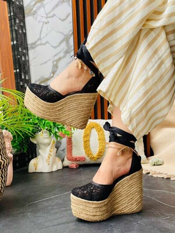 ZAPATO DE PLATAFORMA YUTE DE TEMPORADA