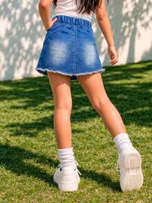 Denim Blue With Resort And Buttons - Blue - View 5