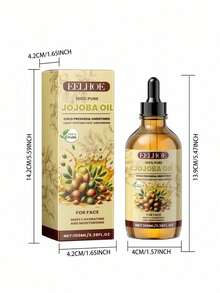1PC 100ml Silky Clear Fine Refreshing Comfortable Pure Light Fast Absorbing Jojoba Facial Oil For Daily Use Skincare Natural For All Skin Types - Jojoba - View 10