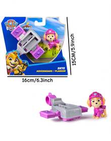 Spin Master Paw Patrol Toy Skye For Kids, Cartoon Dog Action Figure With Hoverboard Vehicle, Interactive Mini Toy Gift For Girls Boys Age 3+, Pretend Play Birthday Gift Toy Set - Multicolor - View 2
