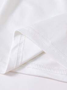 SHEIN Kamisol Rajut Kasual Nyaman Musim Panas untuk Bayi Perempuan, Warna Polos, Berbagai Pilihan Warna - MultiWarna - View 6