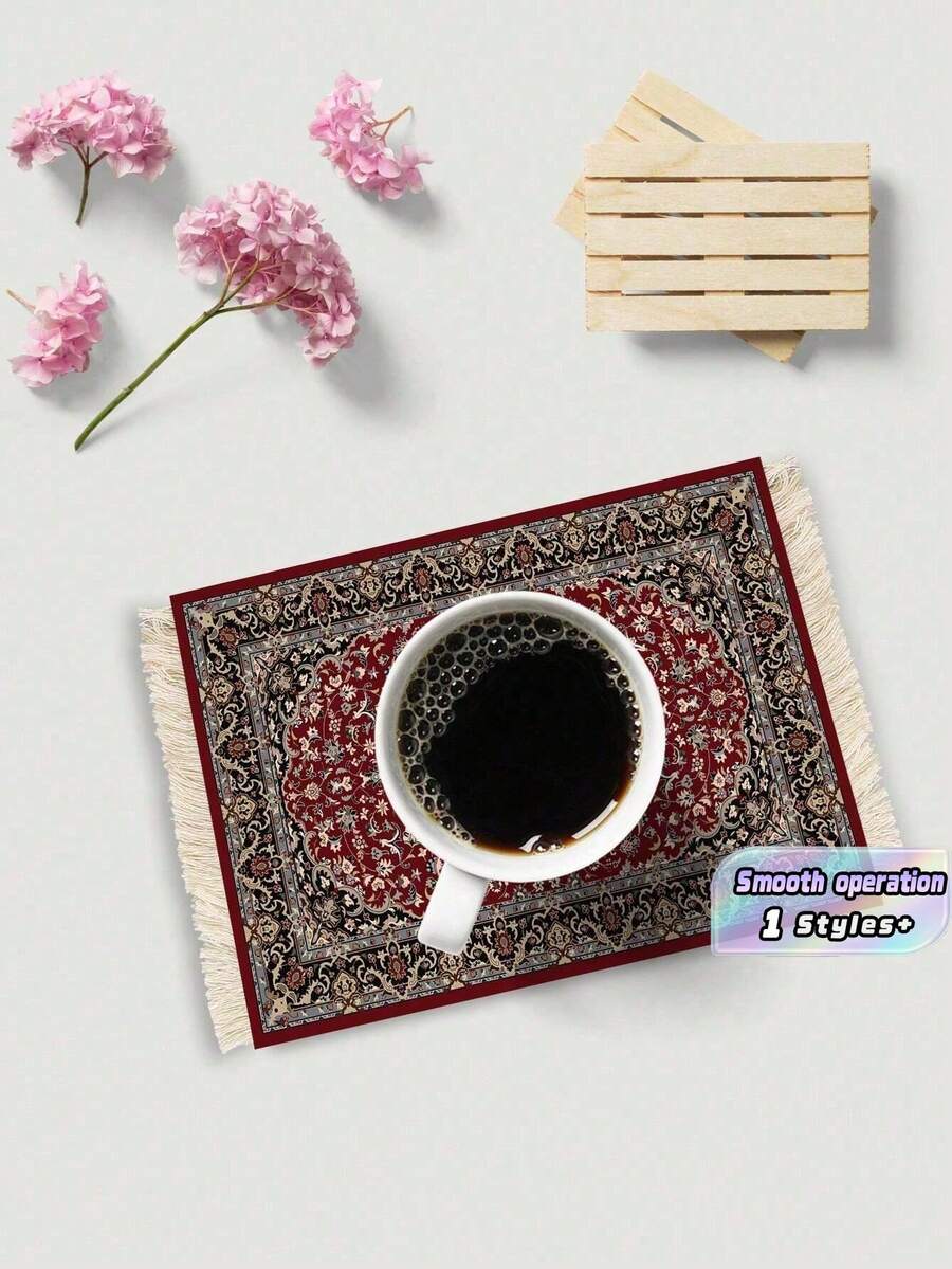 Style Mouse Pad With Tassels, Rubber Non-Slip Base, Suitable For Office, Gaming, And Study Back To School - Multicolor - View 1