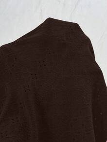 Áo hai dây hở lưng chéo dành cho nữ cỡ lớn - Cà phê nâu - Xem 3