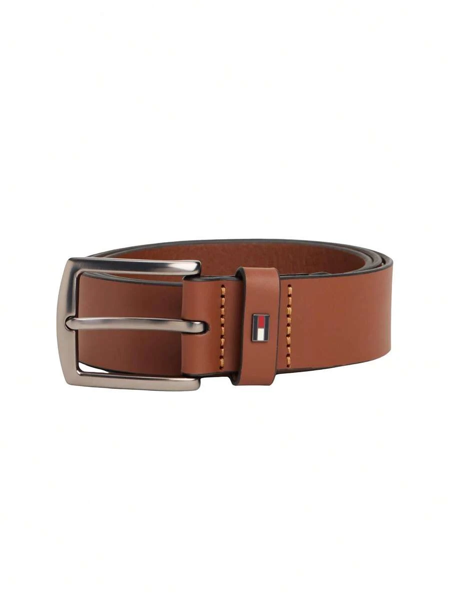 3.5 Cm Denton Leather Men's Belts Brown - Winter Cognac - View 1