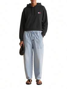 Women's Hoodies Black - Black - View 3