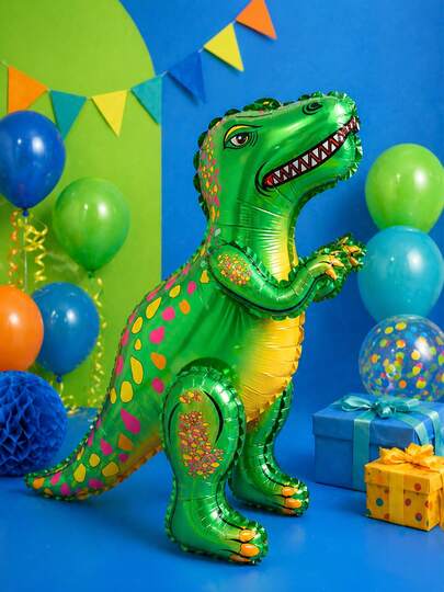MINKOJA MINKOJA 1 Pc Large 3D Walking Dinosaur Balloon Tyrannosaurus Dragon Foil Balloon For Dinosaur Birthday Party Favors Supplies,BabyShower Decor,Garden Decorations