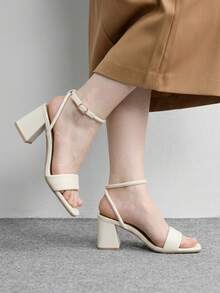 CUCCOO BIZCHIC 女士时尚高跟凉鞋 - 米色 - 查看 5