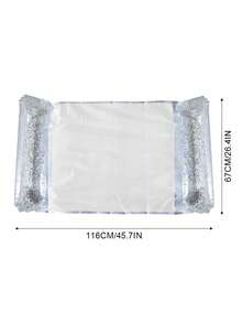 Single Inflatable Water Mat - Ideal For Beaches & Water Sports; Pool Floats, Beach Essentials, And Accessories - Silver - View 2