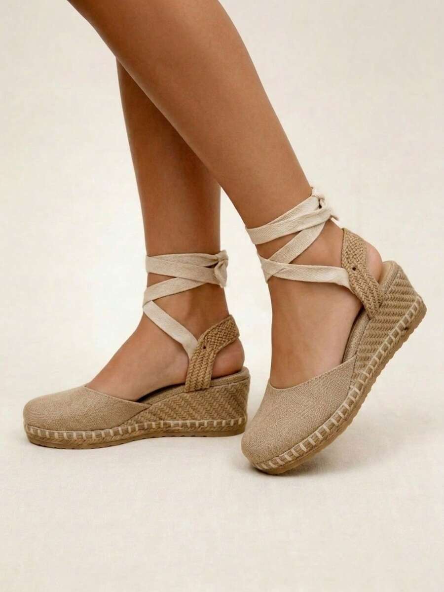 Women Wedges & Platform - Beige - View 1