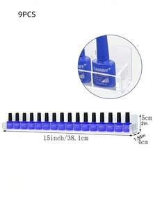 1 chiếc giá đựng sơn móng tay treo tường bằng acrylic trong suốt 6 tầng, đường kính 15 inch, tiết kiệm không gian, chứa được 66-90 chai, kệ nổi đa chức năng cho gia đình, salon, phòng tắm, bàn trang điểm, dụng cụ làm móng và làm đẹp. - Trong sáng - Xem 12
