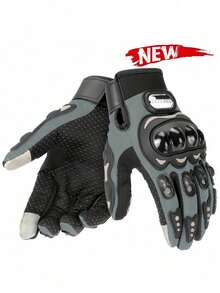 1PC Motorcycle Riding Gloves Bicycle Cycling Gloves Touch Screen Compatible Anti Slip Protective Outdoor Adventure Gear For Motorcyclist Daily Commute Long Distance Travel Unisex Breathable Reflective Gel Padded Durable Must Have Rider Essentials Gift Idea For Men Women - Multicolor - View 38