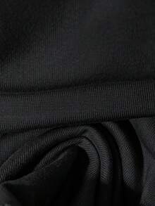 GlowEve CURVE Camiseta de talla grande con decoración de lazo de perlas falsas, adecuada para primavera, fiesta, carnaval - Negro - Ver 4