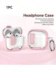 1 chiếc ốp bảo vệ kiểu dáng thời trang, có khóa cài, dành cho tai nghe Bluetooth Apple 4 Active Noise Cancellation, Pro 3/2 thế hệ thứ 2, chống rơi vỡ toàn diện. - Nhiều màu - Xem 10