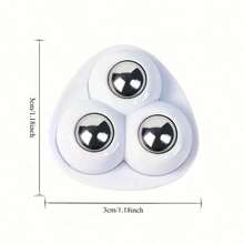 20pcs Heavy Duty Mini Casters With 360° Swivel Base - No Drill Installation, Quiet Operation, Stainless Steel Bearings - For Furniture, Cabinets, Storage Boxes, Office, Home, Workshop - White/Black, Convenient Furniture Mobility, Compact Design, Smooth Rotation, Helpful Home Storage, Swivel Base Suitable For Christmas Tree, Electric Cart - black - View 3