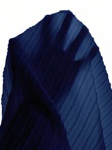 SHEIN 2 piezas Conjunto de Caballero para Niño Preadolescente, Camisa Polo de Manga Corta + Pantalón Largo, Conjunto Formal Elegante para Fiesta de Cumpleaños, Boda, Aniversario, Graduación - Azul Marino - Ver 6
