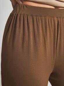 Ocili Quần short cotton mềm mại, thoải mái, dễ mặc, thích hợp mặc ở nhà. - Màu Khaki - Xem 7