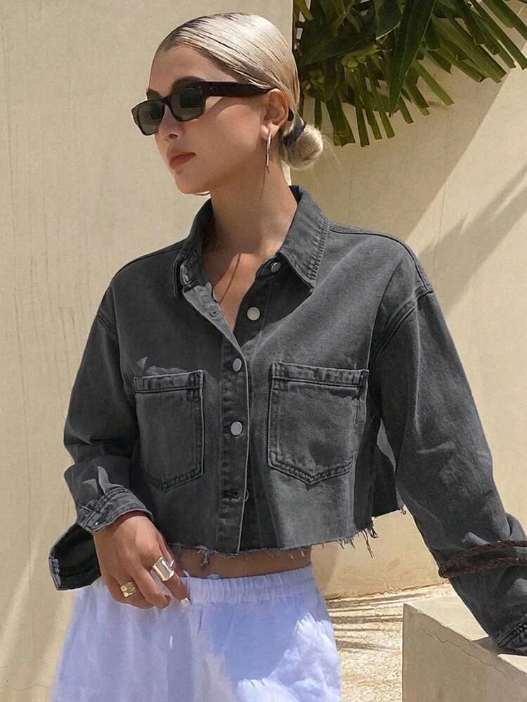 New Summer Loose Casual Denim Jacket, Suitable For Graduation Season