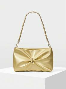 MOTF BOLSO DE CADENA DELICADO PARA MUJER - Dorado - Ver 2
