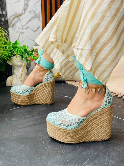 ZAPATO DE PLATAFORMA YUTE DE TEMPORADA