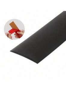 1 Tira de transición para piso con apariencia de madera, autoadhesiva, de PVC resistente al desgaste, con borde suave para protección de la parte inferior de la puerta, accesorio imprescindible para el hogar - Multicolor - Ver 16