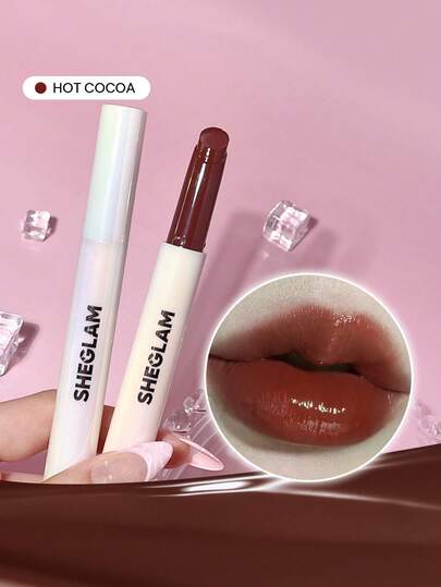 SHEGLAM Pout-Perfect Shine Lip Plumper-Chocolate Caliente Brillo Labial SóLido Hidratante Y Voluminizador Suero Voluminizador De Labios Nutritivo Antiadherente LáPiz Labial De Aceite De Coco CosméTicos Para Labios Regalo Voluminizador De Labios MarróN Lip Combo Marca Belleza Maquillaje Maquullaje CosméTica Para Mujeres NiñAs Perfecto Para Invierno Primavera Verano Ideal Para Y2K Elegante Moda Adecuado Para CumpleañOs DíA De La Madre Regalo Fiesta Listo Mejor Color