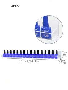 1 chiếc giá đựng sơn móng tay treo tường bằng acrylic trong suốt 6 tầng, đường kính 15 inch, tiết kiệm không gian, chứa được 66-90 chai, kệ nổi đa chức năng cho gia đình, salon, phòng tắm, bàn trang điểm, dụng cụ làm móng và làm đẹp. - Trong sáng - Xem 11