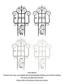 5/10/20PCS Decorative Garden Border Fence, Outdoor Yard Garden Plastic Border Fence, Plant Boundary Lawn Edging, Create Cozy Home, Black/White - multicolor - View 7