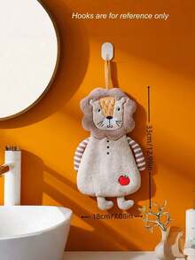 Joivida Cute Animal Hand Towels, Super Soft Coral Fleece - Quick Dry & Absorbent Hanging Towels For Bathroom, Kitchen, Home - Multicolor - View 9