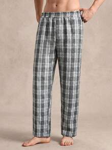 EverLounge Men's Casual Plaid Lounge Pants - Multicolor - View 4