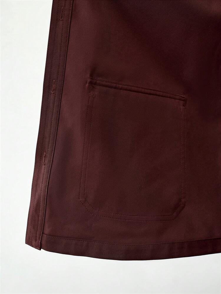 WOMEN'S FASHIONABLE MINIMALIST UTILITY JACKET WITH BELT