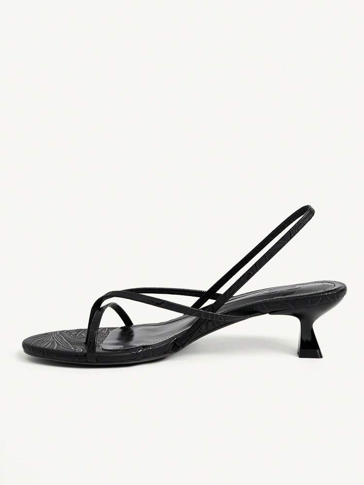 CUCCOO CHICEST Women Shoes Comfortable Mezzo Toes Round Head Thin Heel High Heel Sandals Simple Commuter Dating Versatile Vacation