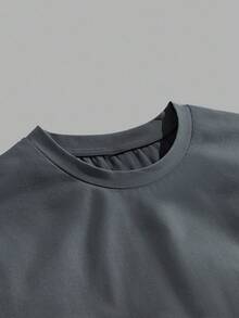 StoneGrade Áo tank top màu xám in hình và chữ dành cho nam - Xám - Xem 3