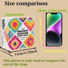 50pcs/Set Crochet Pattern Cards, 50 Cards + 1 Manual, Crochet Teaching Card Set, Can Be Sewn On Clothes, Bags And Other Fabrics, Fashionable And High-Quality Crochet Set - Multicolor - View 3