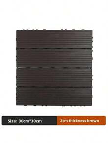 5pcs/10pcs/15pcs PVC Plastic Self-Assembling Balcony Terrace Garden Outdoor Waterproof Anti-Corrosion Floor Tiles, Yard Outdoor Waterproof Ceramic Tiles - multicolor - View 9